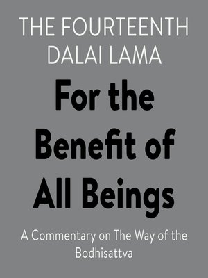 cover image of For the Benefit of All Beings